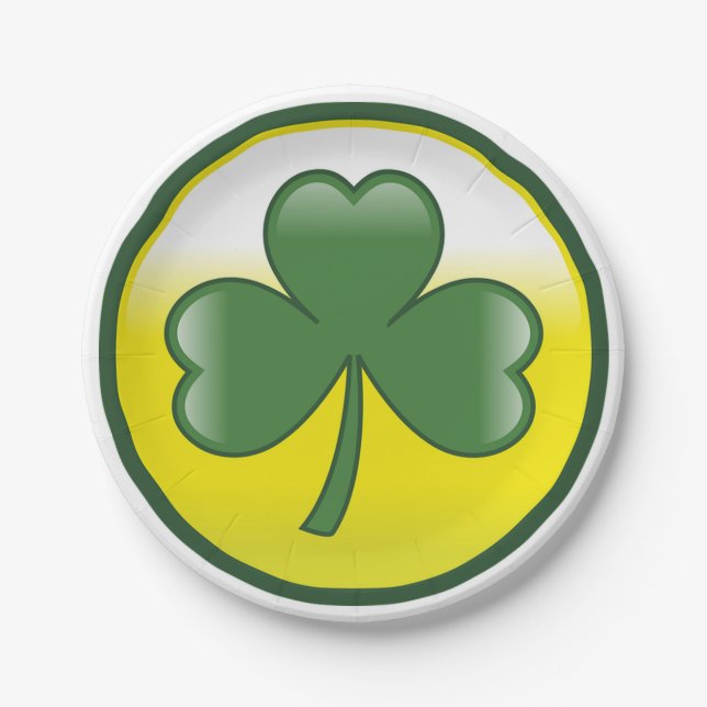 Plato De Papel Clover (Anverso)
