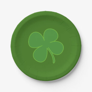 Plato De Papel Clover