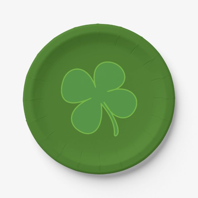 Plato De Papel Clover (Anverso)