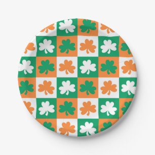 Plato De Papel Clovers