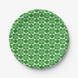 Plato De Papel Clovers