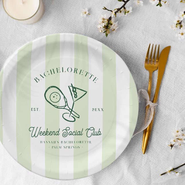 Plato De Papel Club Campestre Pickleball | Bachelorette (Subido por el creador)