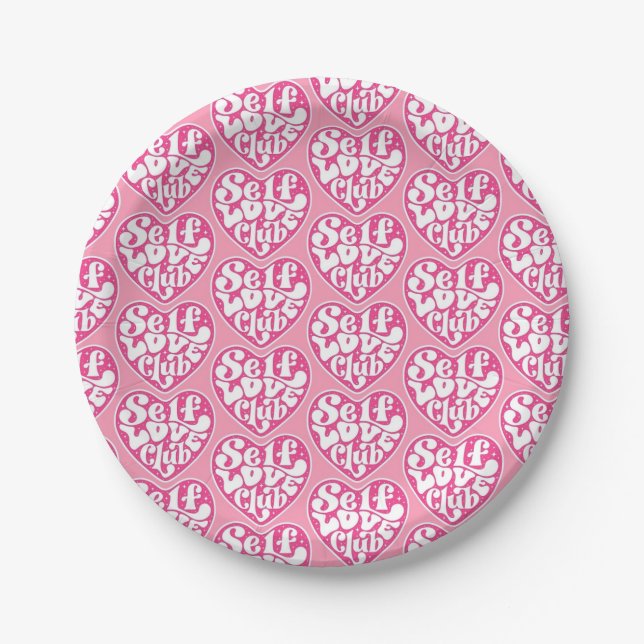 Plato De Papel Club de Amor Propio (Anverso)