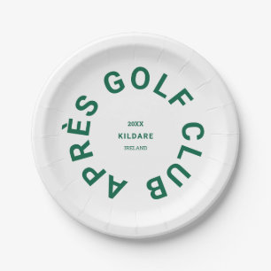 Plato De Papel Club de Golf Après Forest Green Golfers Social Cre