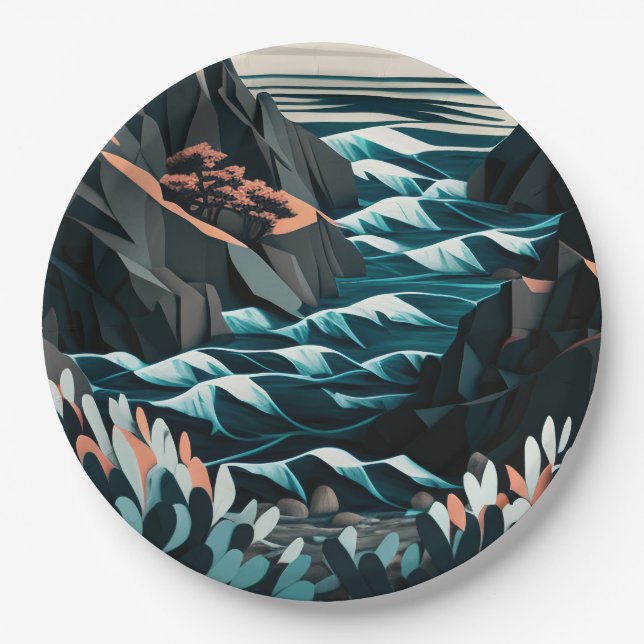 Plato De Papel Coastal Energy (Anverso)