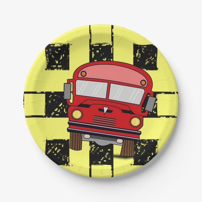 Plato De Papel Coches de papel (Anverso)