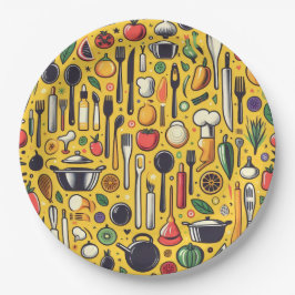 Plato De Papel Cocina.