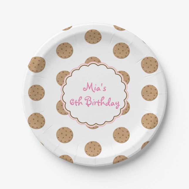 Plato De Papel Cocina de chocolate Chocolate Chicas Placas de fie (Anverso)