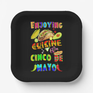 Plato De Papel Cocina De Cinco De Mayo