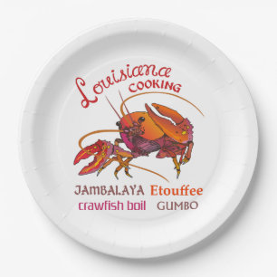 Plato De Papel Cocina de Louisiana