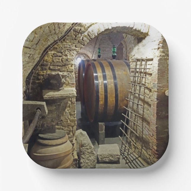 Plato De Papel Cocktail Plate de vino (Anverso)