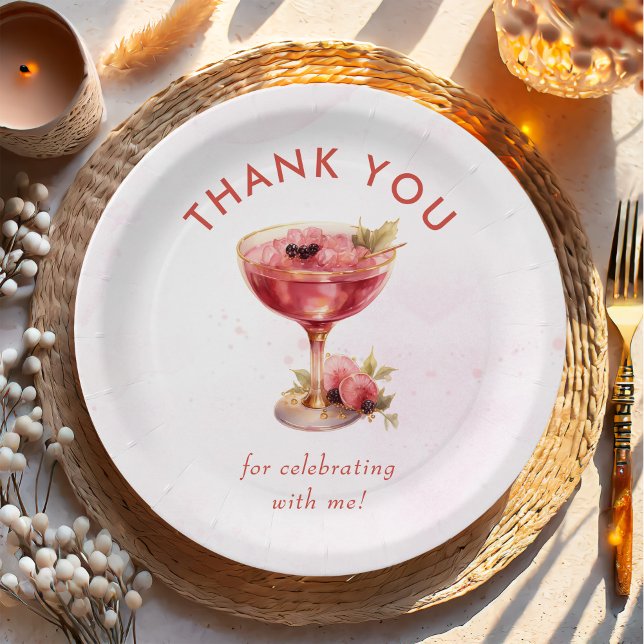 Plato De Papel Cocktails Ducha Brunch & Bubbly Bridal (Subido por el creador)