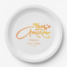 Plato De Papel Cóctel italiano Aperol que es una ducha de novia m