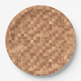 Plato De Papel Coffee Chic Party Plates: Disposable Elegance