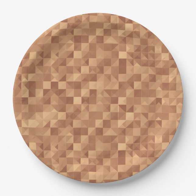 Plato De Papel Coffee Chic Party Plates: Disposable Elegance (Anverso)