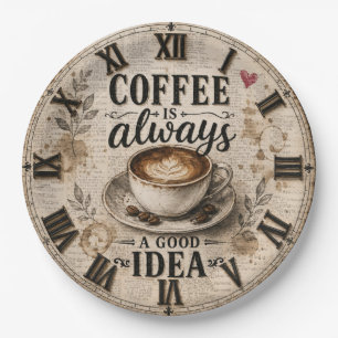 Plato De Papel Coffee Is Always a Good Idea Rustic Café Decor