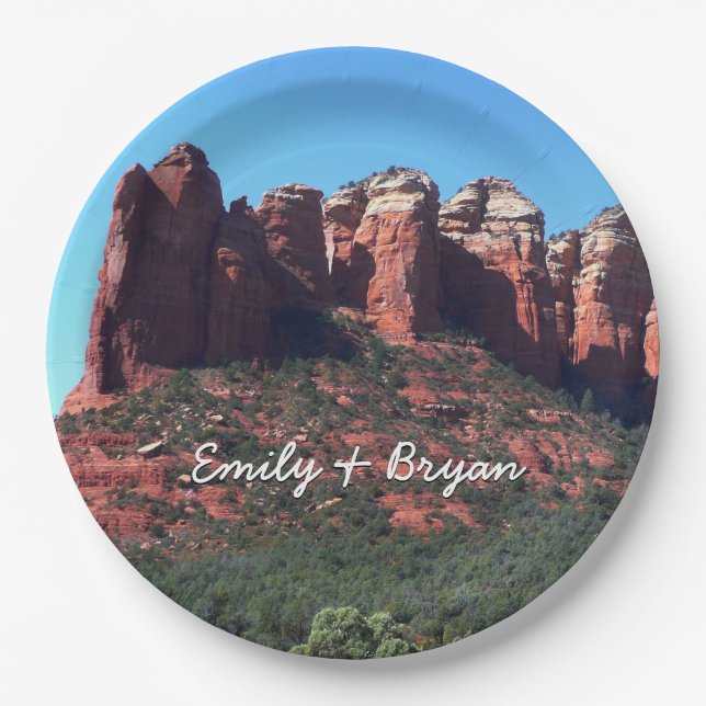 Plato De Papel Coffee Pot Rock II en Sedona Arizona (Anverso)