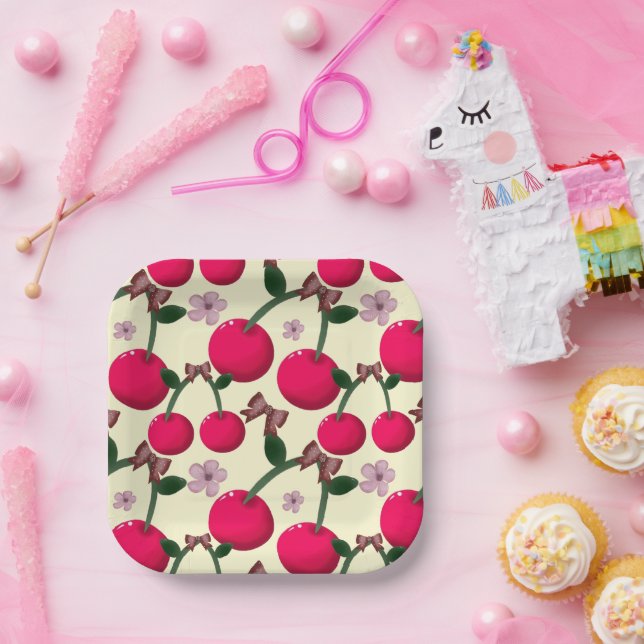 Plato De Papel Cojín Decorativo (Fiesta)