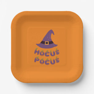 Plato De Papel ¡Colección de fiestas de Halloween!