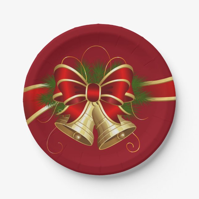 Plato De Papel Colección de Navidad Suzanne Elizabeth (Anverso)