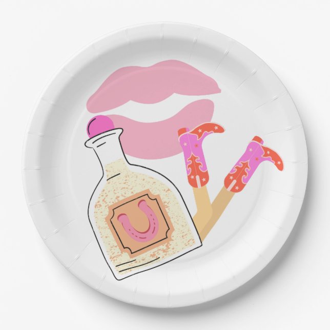 Plato De Papel Colección Kiss Goodbye (Anverso)