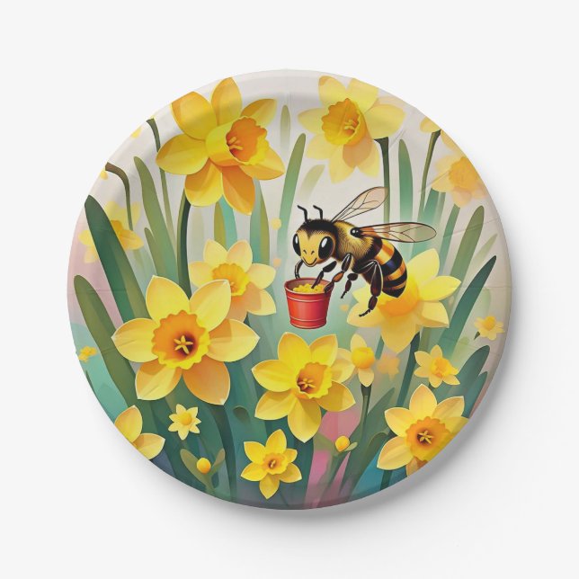 PLATO DE PAPEL " COLECTOR DE SOL" (Anverso)