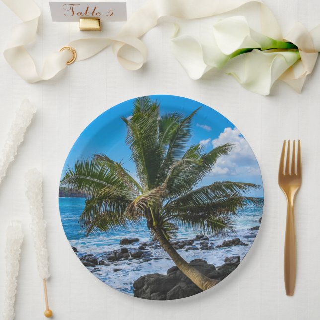 Plato De Papel Colgando... (Boda)