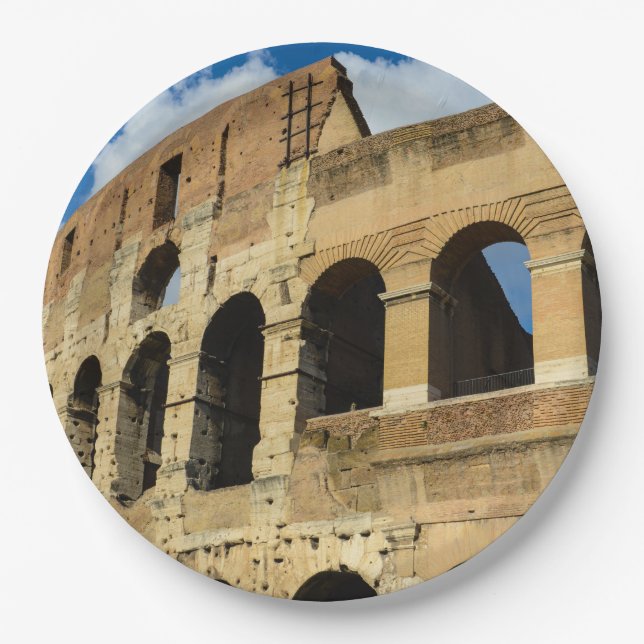 Plato De Papel Coliseo en Roma, Italia (Anverso)