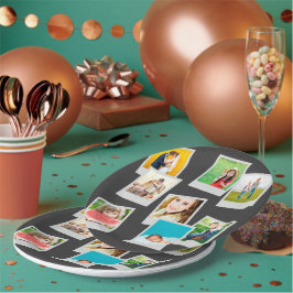 Plato De Papel Collage de fotos disperso de Instagram