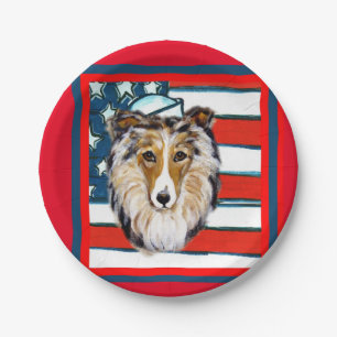 Plato De Papel Collie 