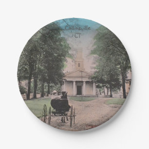 Plato De Papel Collinsville Congregation Church Paper Plate