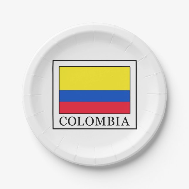 Plato De Papel Colombia (Anverso)