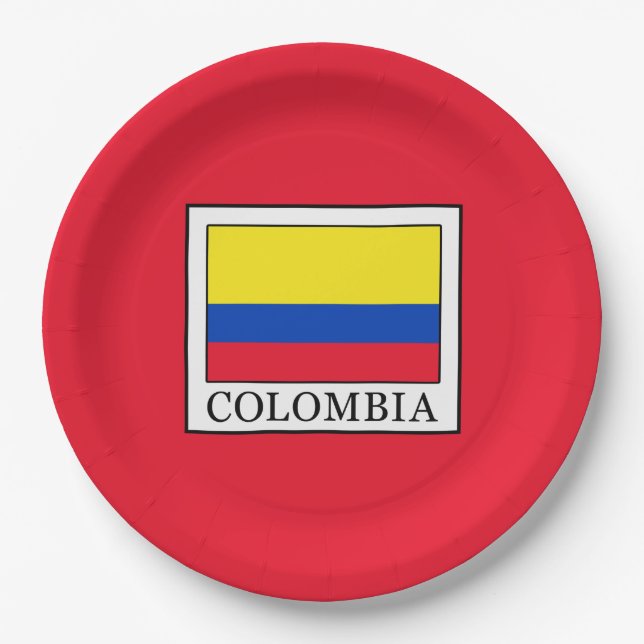 Plato De Papel Colombia (Anverso)