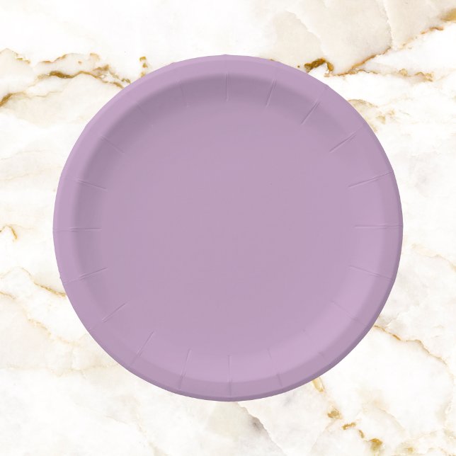 Plato De Papel Color sólido lilac (Subido por el creador)
