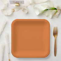 Color sólido retro moderno Naranja