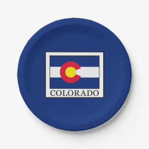 Plato De Papel Colorado