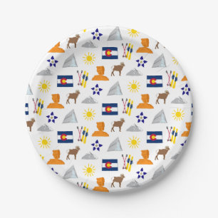 Plato De Papel Colorado
