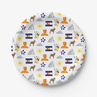 Plato De Papel Colorado