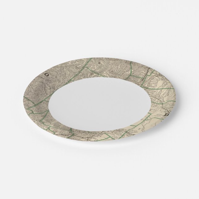 Plato De Papel Colorado 12 (Angular)