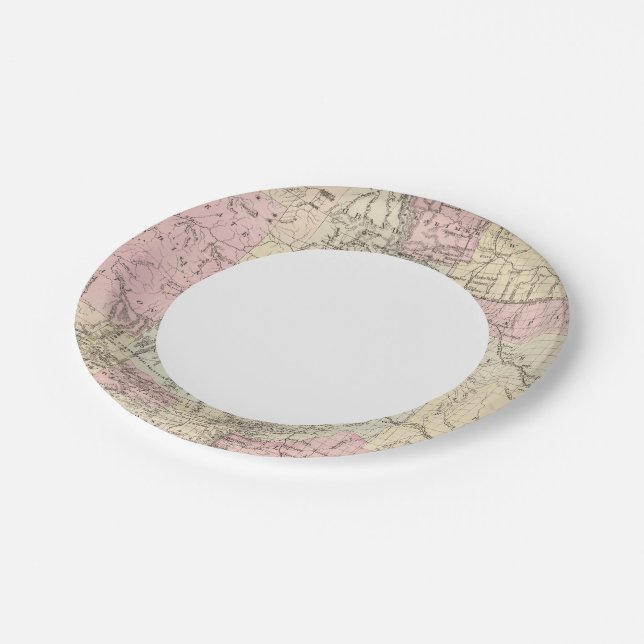 Plato De Papel Colorado 14 (Angular)