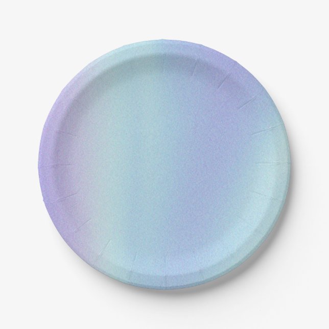 Plato De Papel Coloreado pastel  (Anverso)