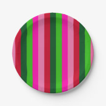 Colores contemporáneos rayas de Navidad