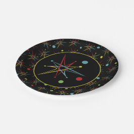 Plato De Papel Colores de Personalizado de punto de la era del es