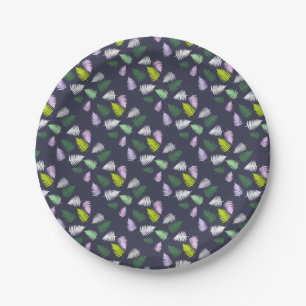Plato De Papel Colores Pastel Helecho Afortunado