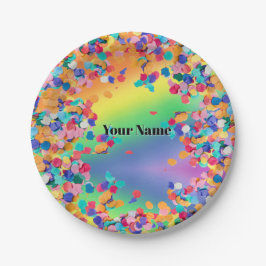 Plato De Papel colorful personalize picture HP Laptop Skin