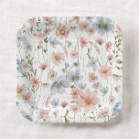 Plato De Papel Colorido Baby Shower De Flor Silvestre En El Jardí<br><div class="desc">¡Celebra la alegría de una familia en crecimiento con nuestro colorido Baby Shower de Flor Silvestre en las placas de papel de los jardines de Bloom! Con un diseño vibrante de flores silvestres florecientes, estos platos le dan un toque alegre y caprichoso a su decoración de ducha de bebé. Perfecto...</div>