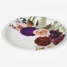 Colorido Chic Floral Verde Blanco Boda