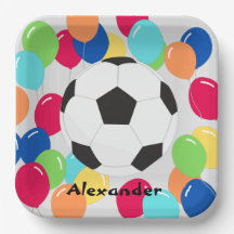 Coloridos globos Bolas de fútbol de diversión Plat