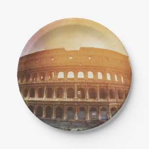 Plato De Papel Colosseum, Roma, Italia