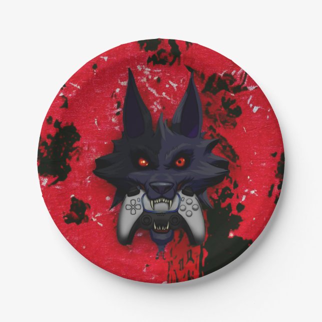 Plato De Papel comer con estilo (Anverso)